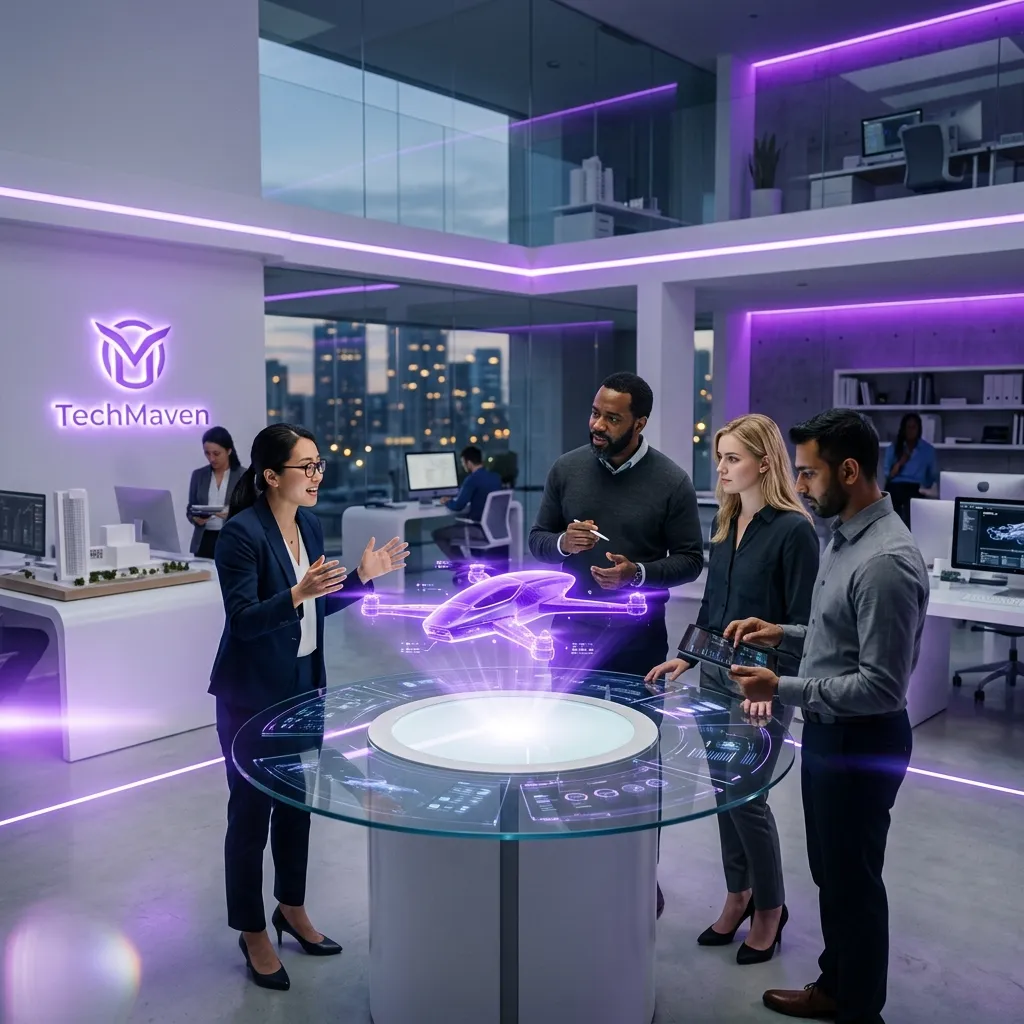 A software team planning work together
